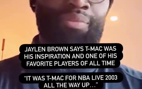 虎扑NBA-杰伦·布朗：麦迪是我一直以来最喜欢球员之一 我妈都知道这事