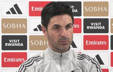 阿尔特塔：祝默特萨克下一站一切顺利；我们的目标是赢下重要奖杯